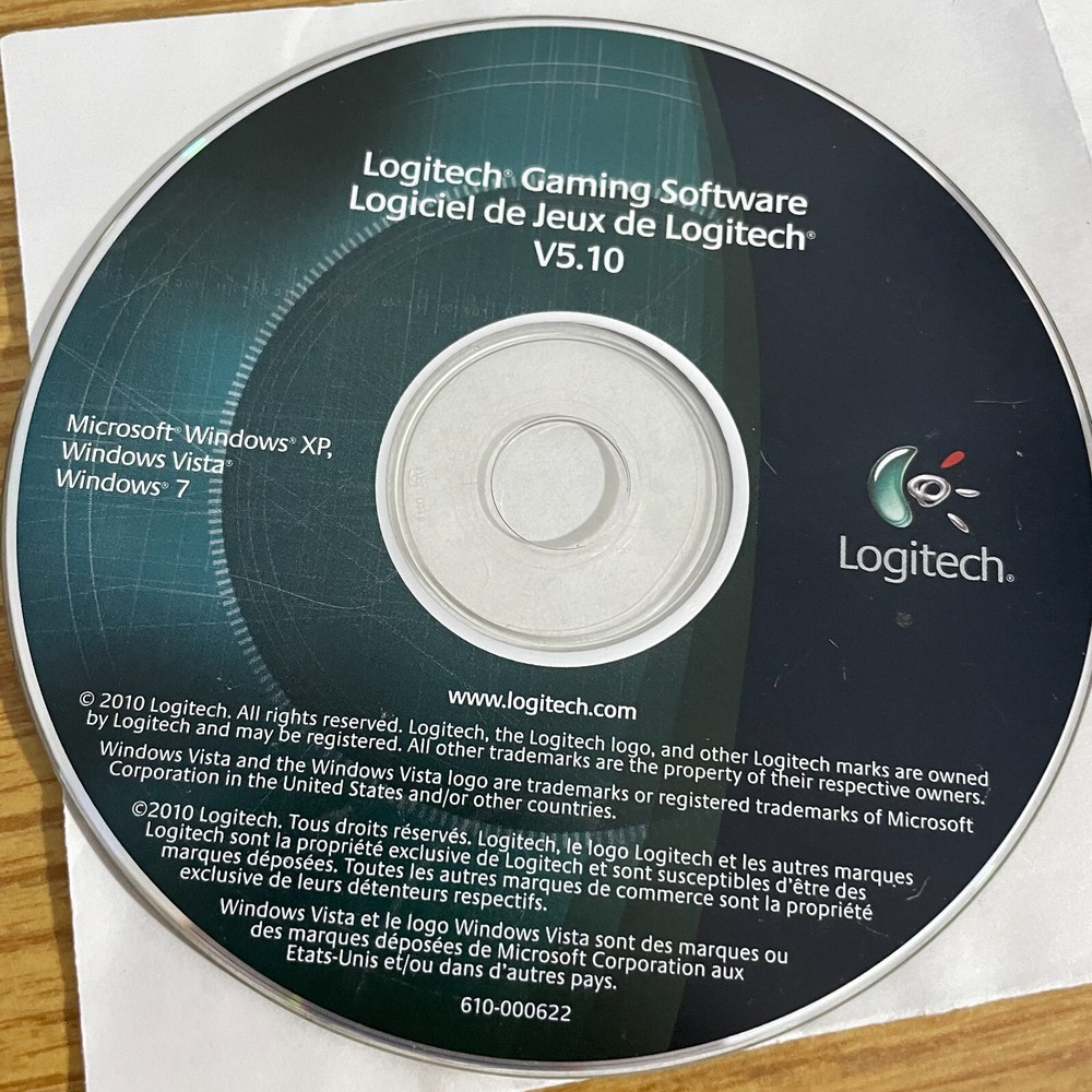 Logitech Driving Force GT Wheel Gaming Software Disc Quick Start Software V5.10