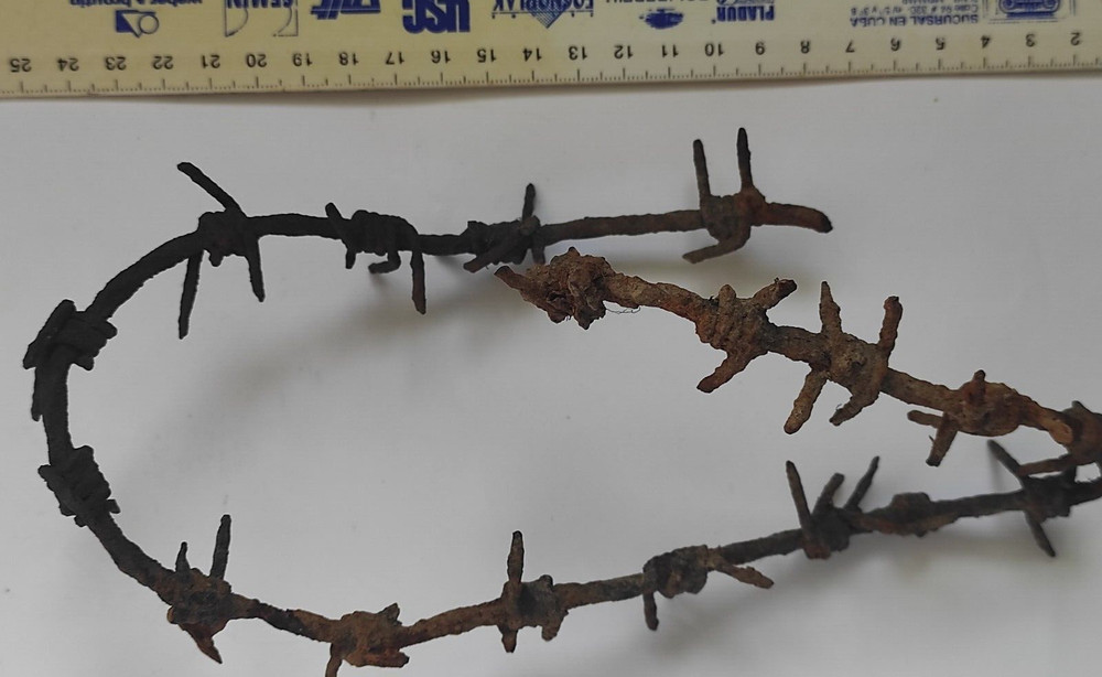 WWI Barbed Wire Rusty Relic Germany Original