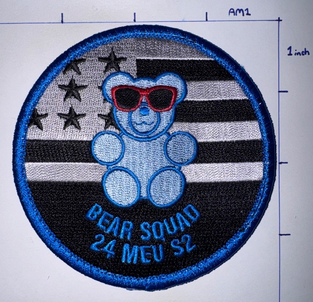 USMC 24th Marine Expeditionary Unit - Bear Squad Patch