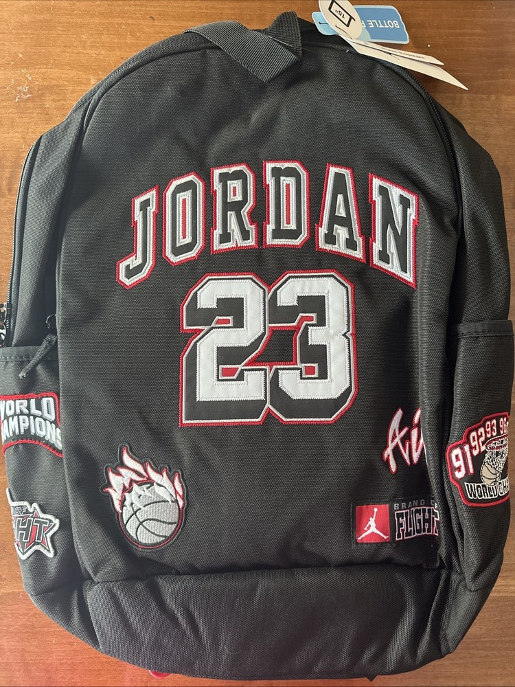Nike Jumpman Jordan Black Water Resistant Backpack NWT MRSP $75