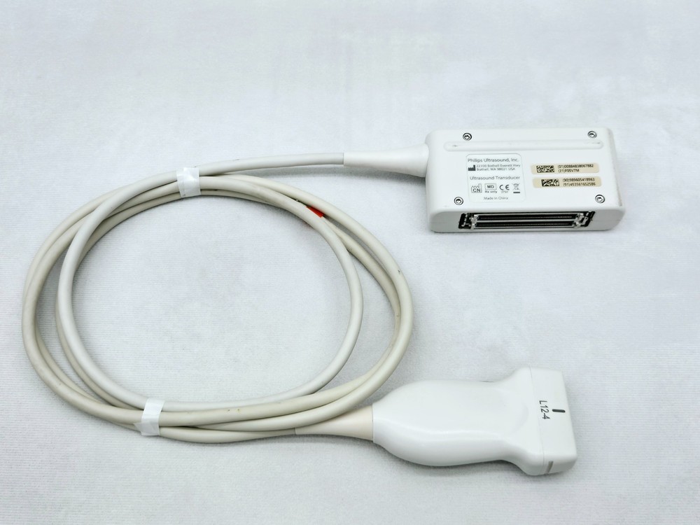 Philips L12-4 Linear Array Probe Ultrasound Transducer - Working - Cord Damage
