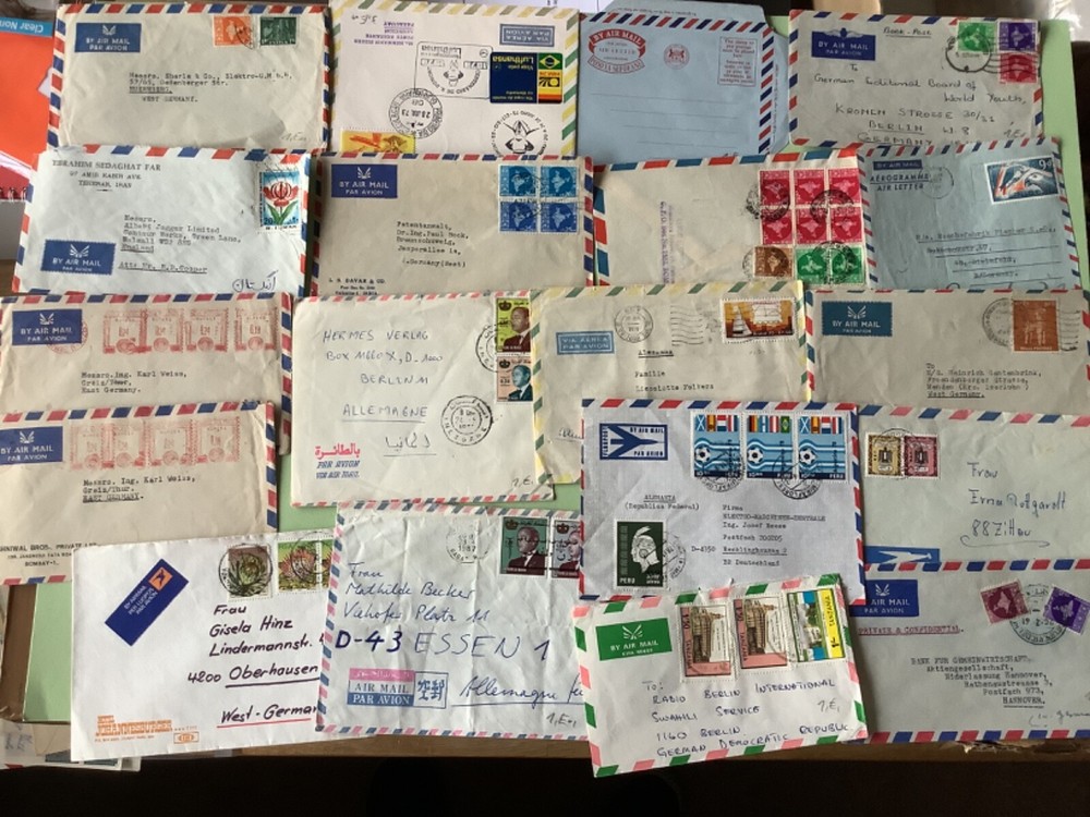 Airmail worldwide covers 29 items Ref A1876