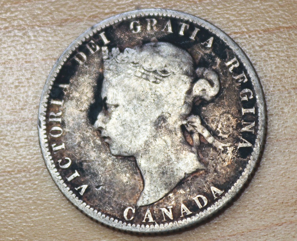 1872 Canada 25 Cents Silver