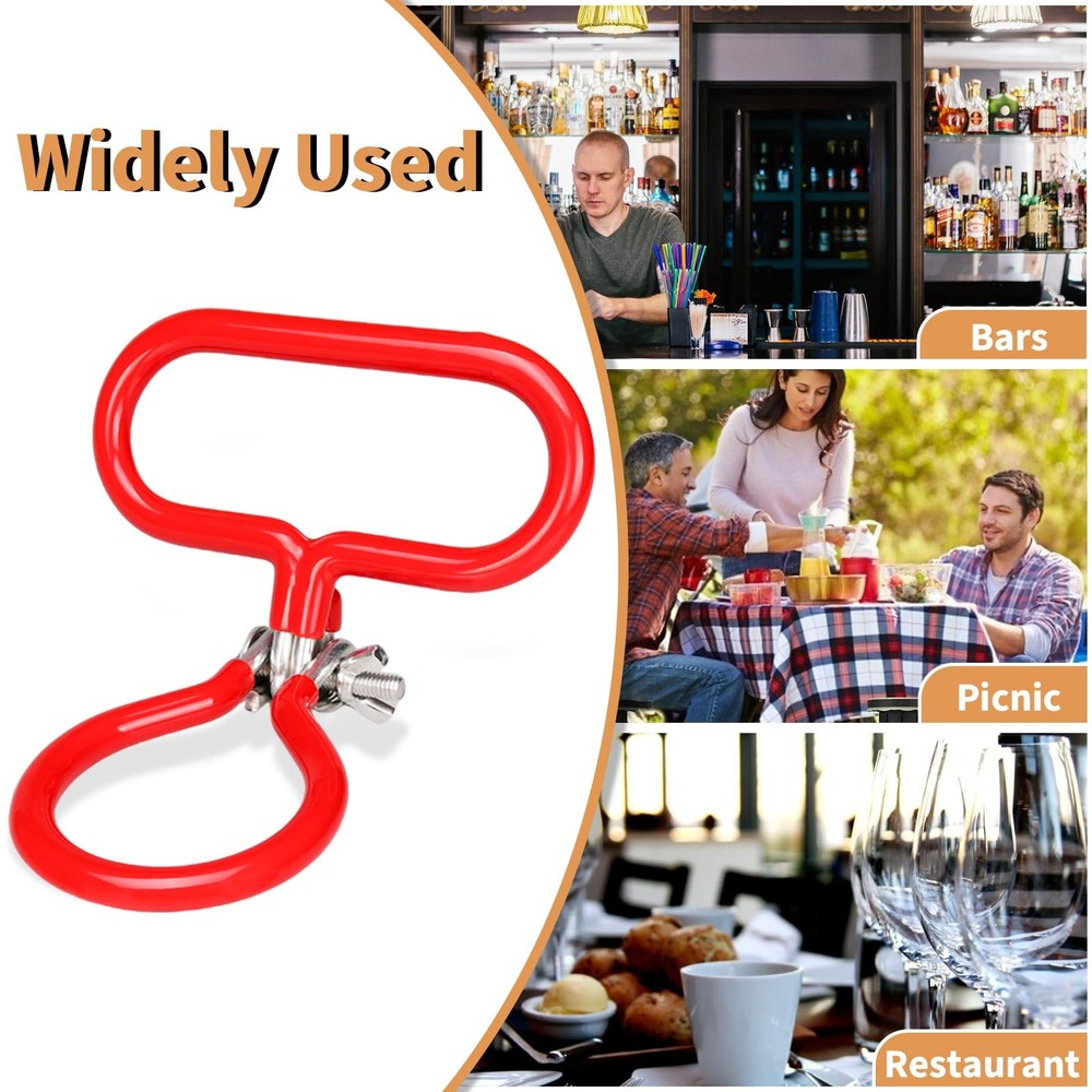Dexspoeny 4Pcs Carboy Handle, Portable Glass Medium,