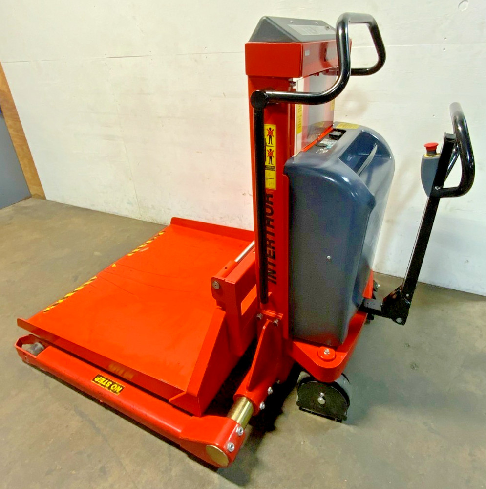 Interthor ELFS 1001/890 Electric Pallet Jack Stacker Straddle Ergonomic Handle