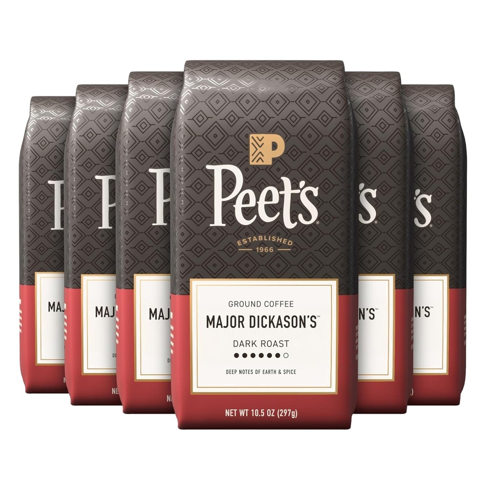 Major Dickason's Blend Ground Coffee, 6-Pack