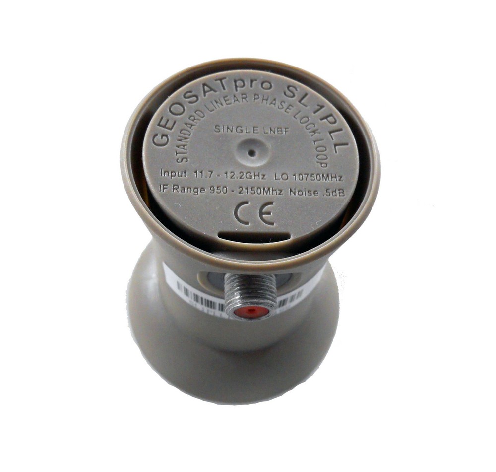 GEOSATpro SL1PLL Standard Phase Lock Loop Linear Ku LNB Universal Single Bracket