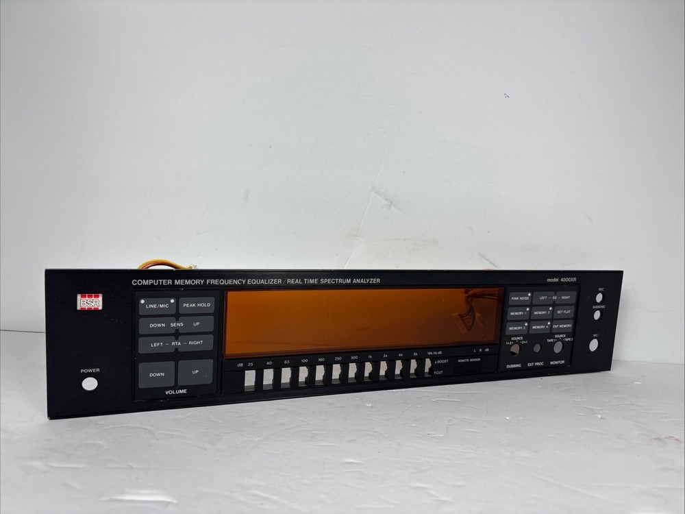 EXCELLENT - ORIGINAL FRONT PANEL PART - BSR 4000XR EQ Equalizer