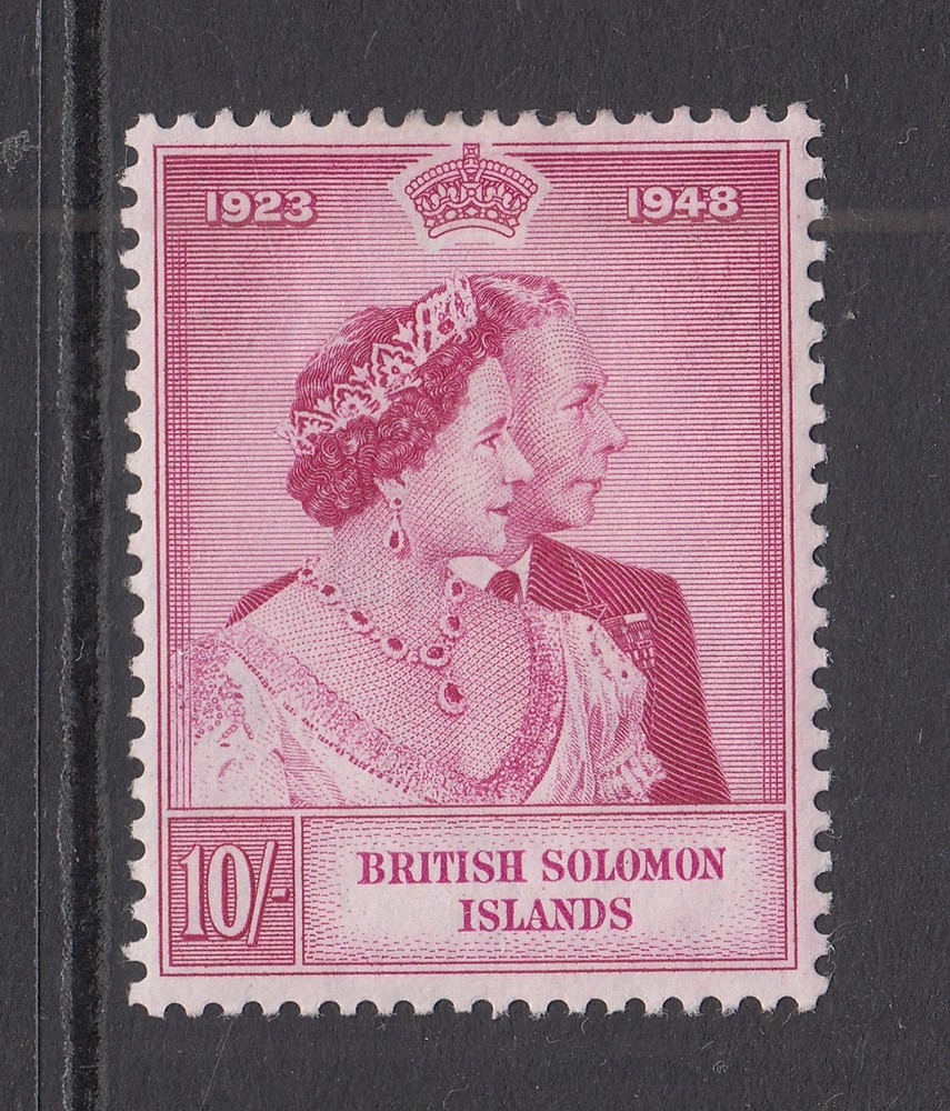 British Solomon Islands: RSW 10s, mint, 1948