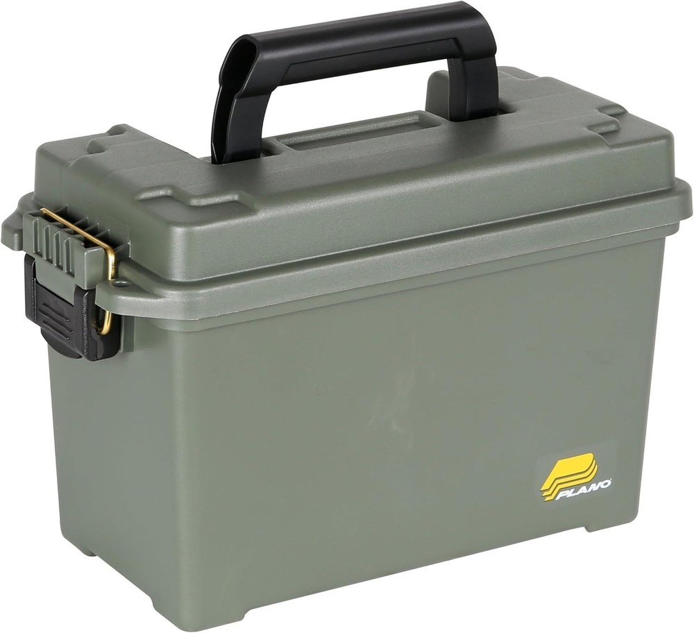 Element-Proof Ammo Storage Box with Brass-Bailed Closure – Ultimate Protection