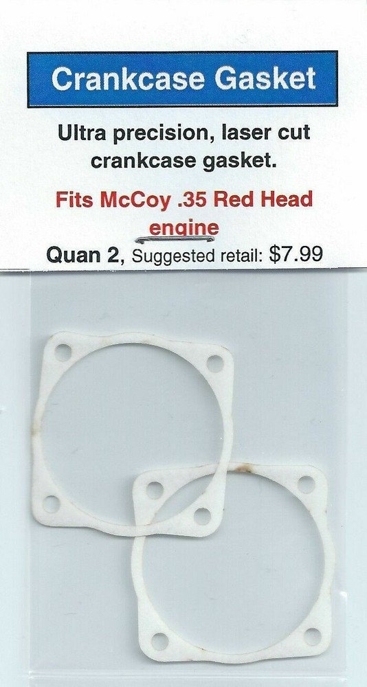 McCoy .35 Crankcase Gasket 2 Pack NIP