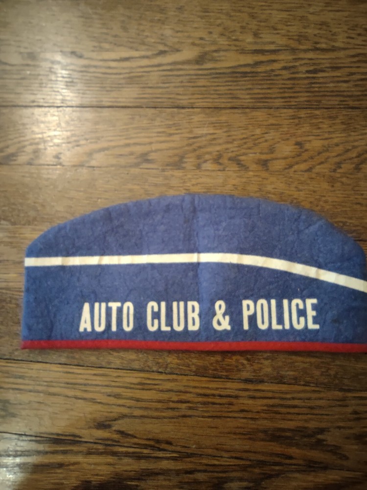 Vintage Felt School Safety Patrol Hat/Cap AAA