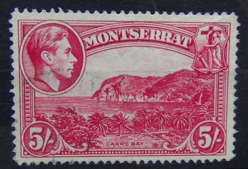 Montserrat 1938 - 1948 5s MM