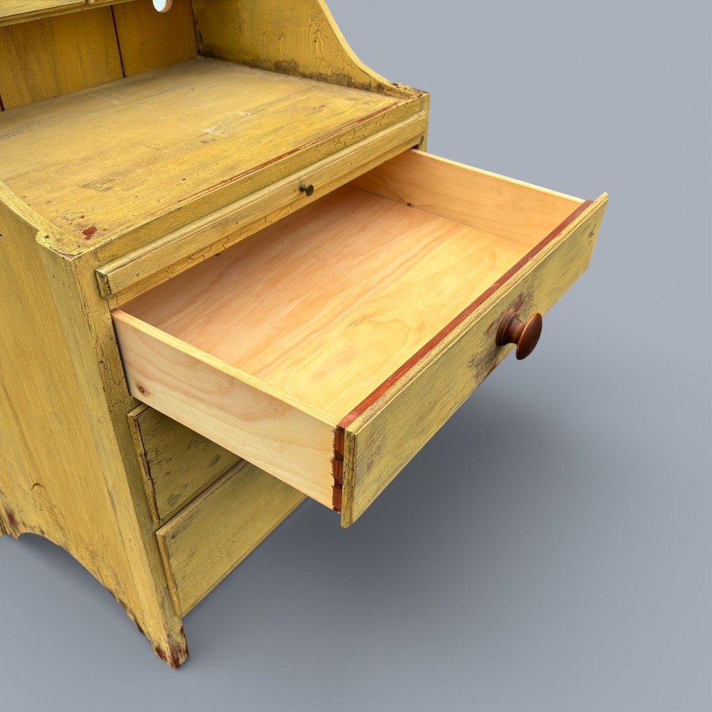 Glen Huey Milk Paint Multi Drawer Side Table / Night Stand