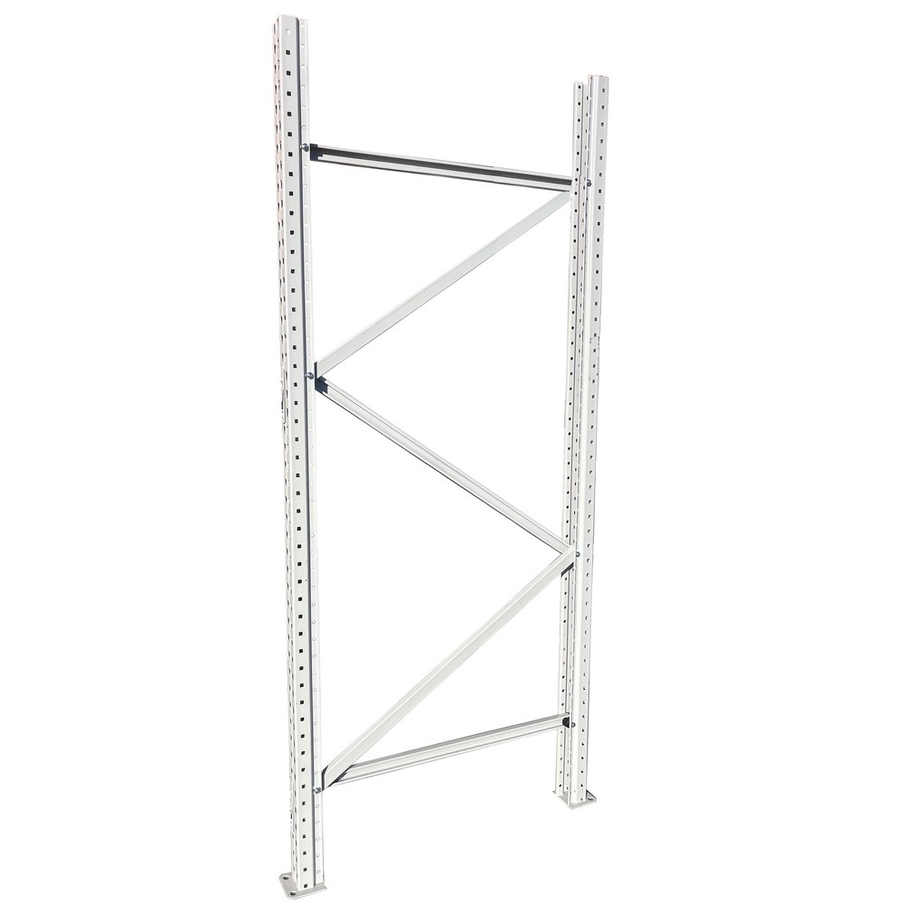 28" x 7' Bolted Teardrop Upright Gray