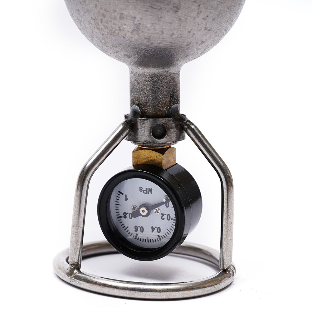 Popcorn Maker Hand-cranked Cannon Corn Popper Pop Corn Puffing Machine Stainless
