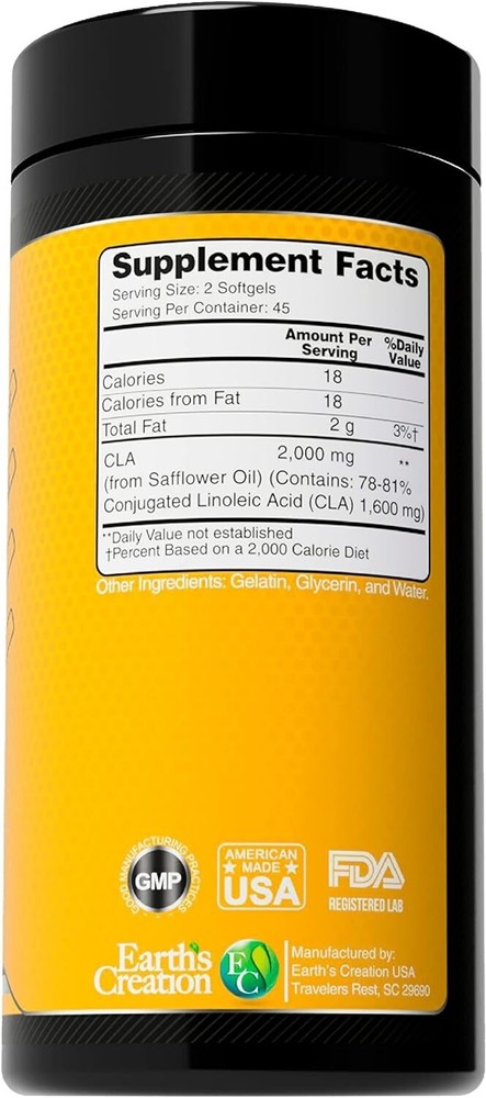 Earth's Creation Liquid Carnitine 5000 With CLA Bundle