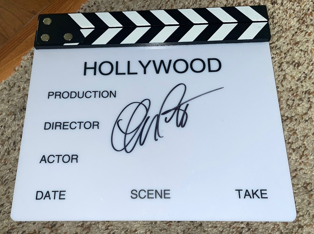 Chris Pratt Signed Movie Clapboard