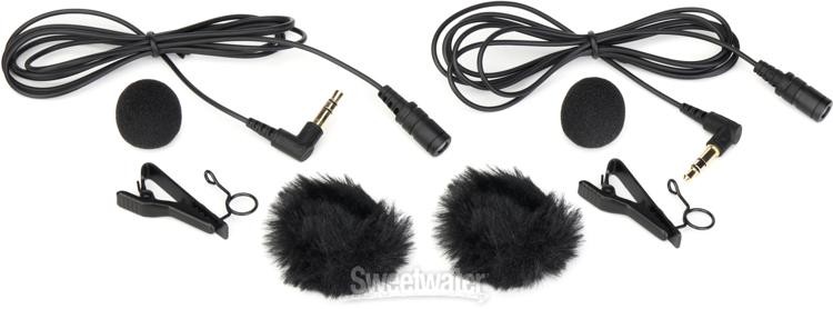 Hollyland Omnidirectional Lavalier Microphone - 2-pack, Black