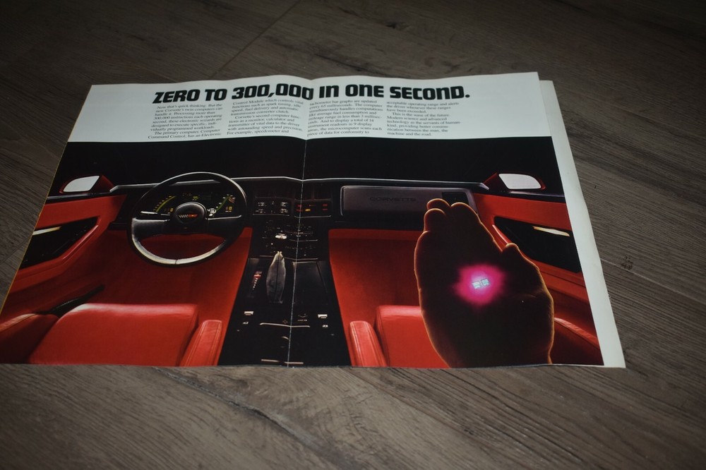 1984 Chevy Corvette magazine advertisment