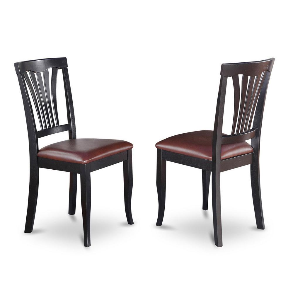 5 Pc Kitchen nook setin Black and Cherry