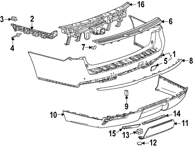 Genuine GM Support Bracket 85098364