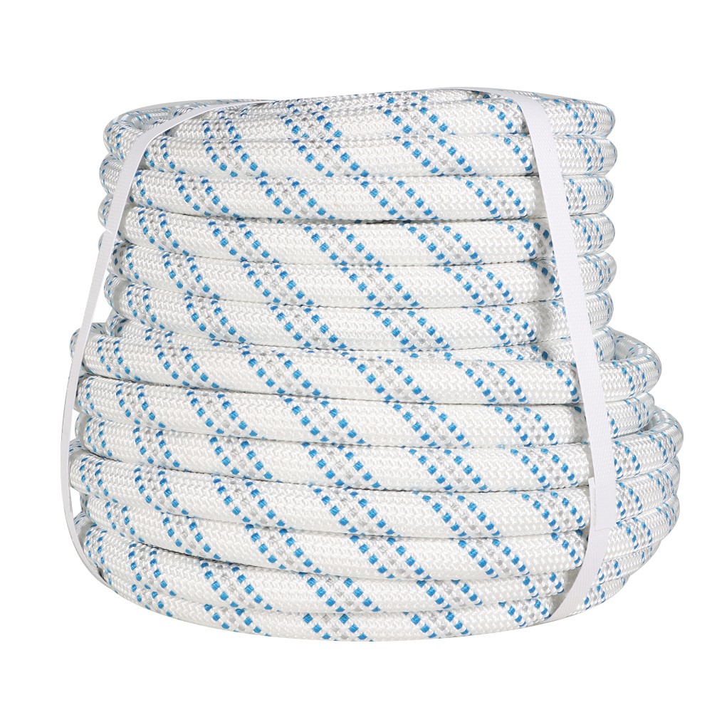 5/8" × 150' Nylon Double Braid Polyester Arborist Bull Rope Pulling Rigging Line