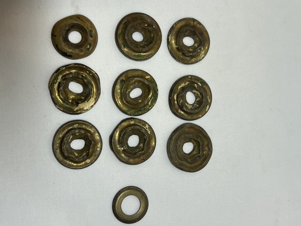 Assorted Antique Brass Drawer Pulls Drop Handles Hardware 10 oz