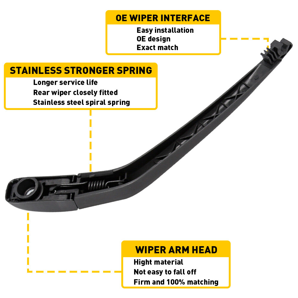 Rear Windshield Wiper Blade For Dodge Journey 2009-2018 Back WindScreen Wiper