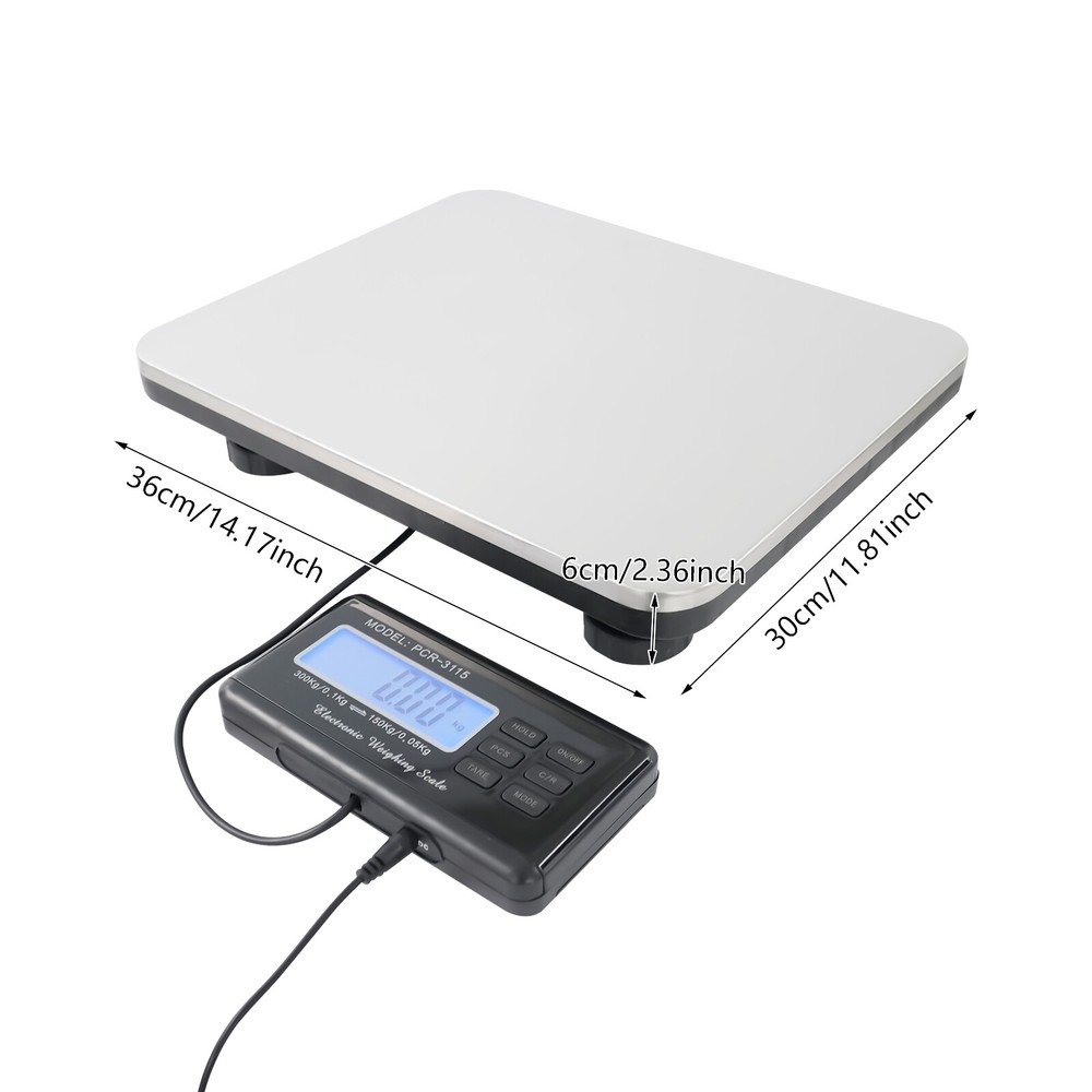 Digital Industry Shipping Postal Heavy Duty Platform Scale LCD Display