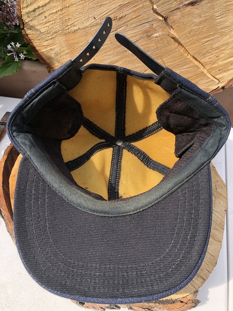 Vintage Ford Denim Snapback Trucker Hat Cap