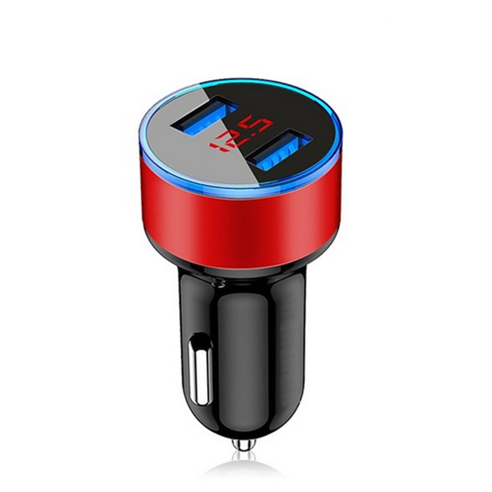 Dual USB Charger Car Cigarette Lighter Socket Outlet Power Adapter Fast Charging