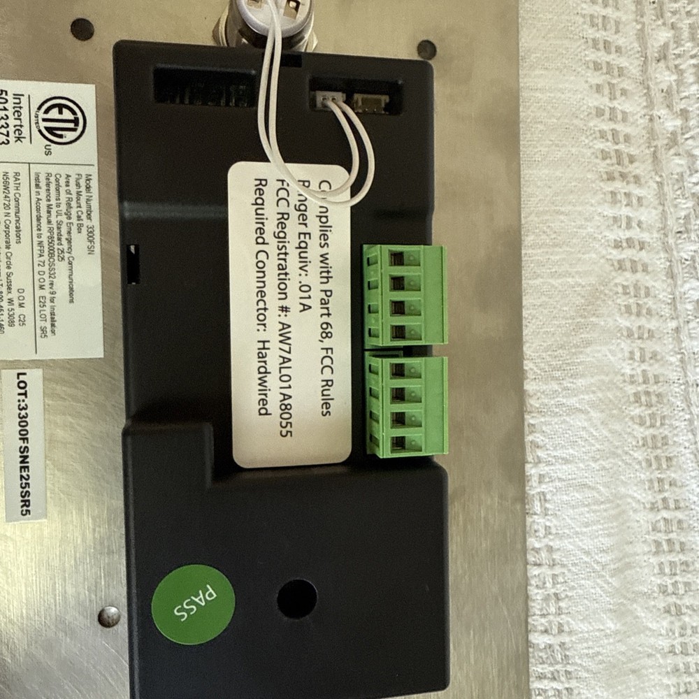 Rath By Avire Call Box Face Only - 3300FSN For Elevators