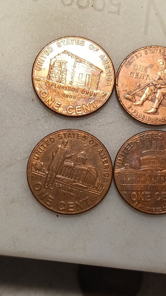 2009 Lincoln Bicentennial Small Cent Set Denver All Four Varieties