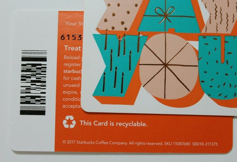 Starbucks Card #6153 - Yay You! 2018