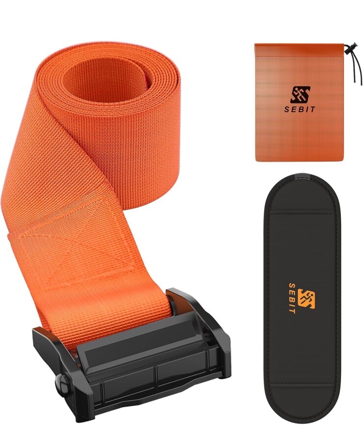 Hamstring Curl Strap,59 inches Adjustable Squat Strap Foot Dumbbell Strap