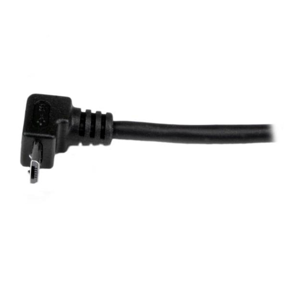 StarTech.com USBAUB2MU StarTech Cable 2m Micro USB A to Up Angle B Black Retail