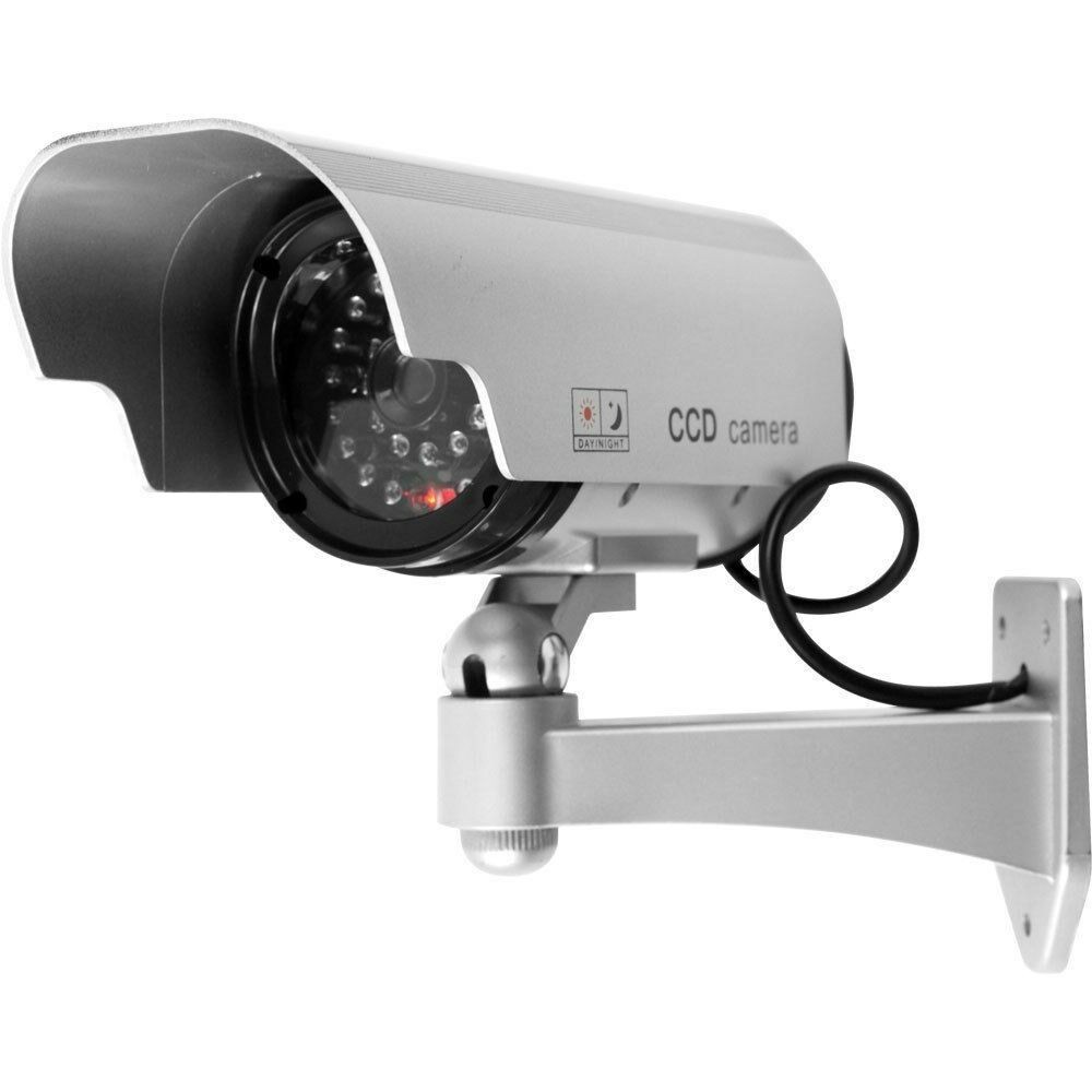 Security Camera Decoy + Blinking LED & Adjustable Mount 2 AAA
