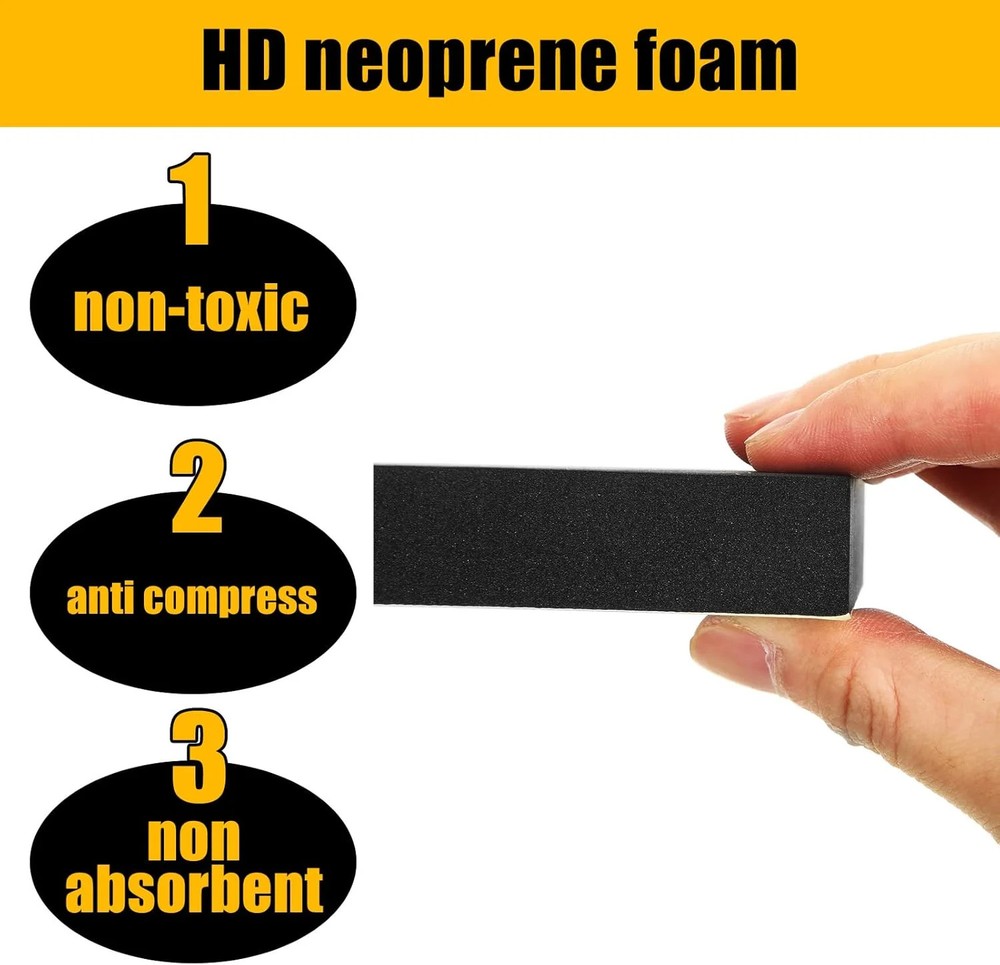 Frienda 8 Pcs Adhesive Foam Padding Sheets with Adhesive Closed Cell Backing Sel
