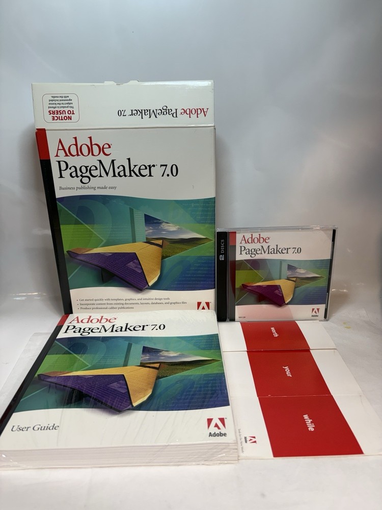 Adobe PageMaker 7.0 for Macintosh Version