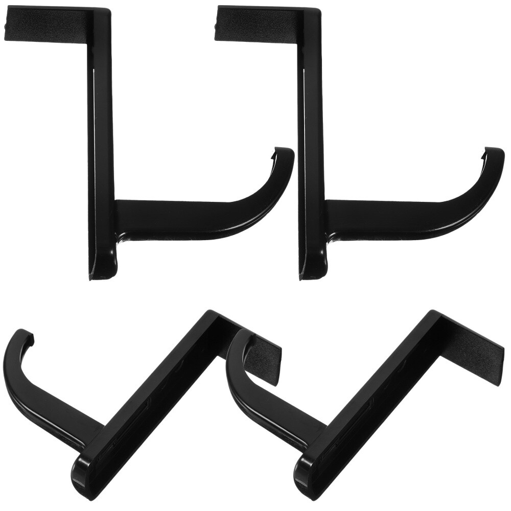4 Pcs Computer Headset Holder Desk Headphone Hanger Under Desk Hook