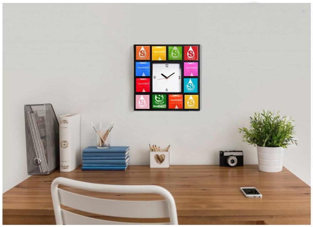 BIG Starburst Fruit Candy Chews Clock Square