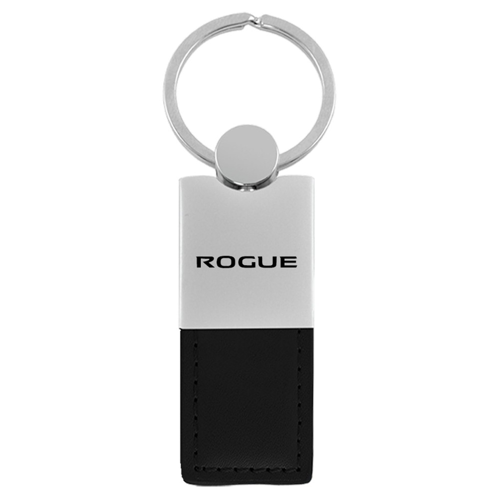 Nissan Rogue Duo Rectangular Leather Key Chain