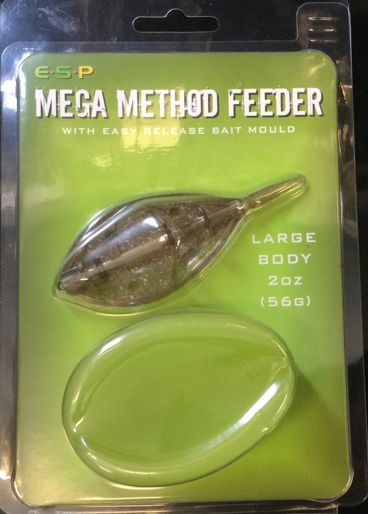 DRENNAN ESP MEGA METHOD FEEDER & MOULD LARGE in 2oz (56g) or 3oz (85g)