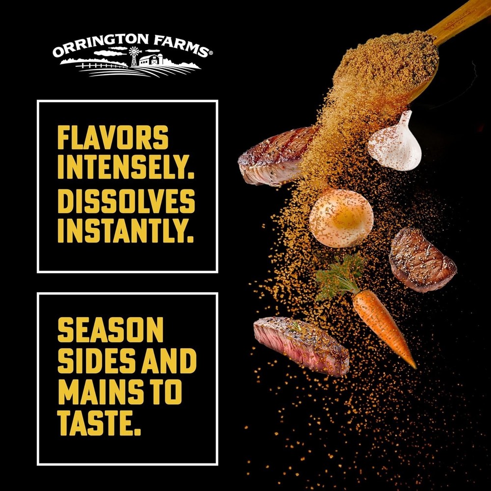 Beef Flavored Broth Base, Granulated Beef Flavored Bouillon, Versatile Usage,...