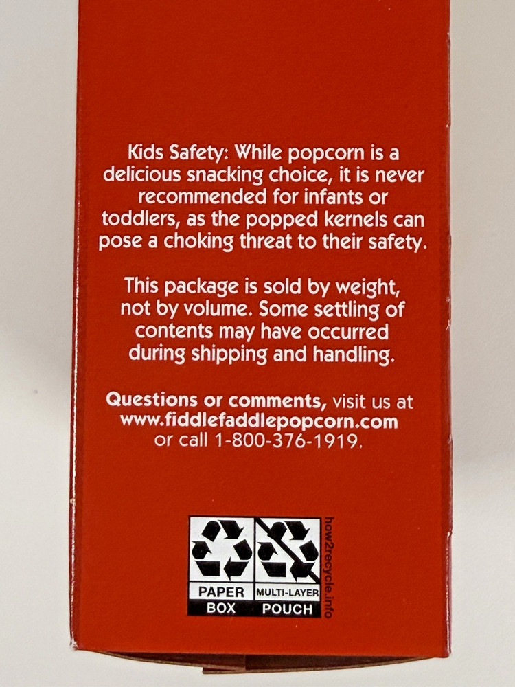 Fiddle Faddle Caramel Popcorn with Peanuts 6 oz Box