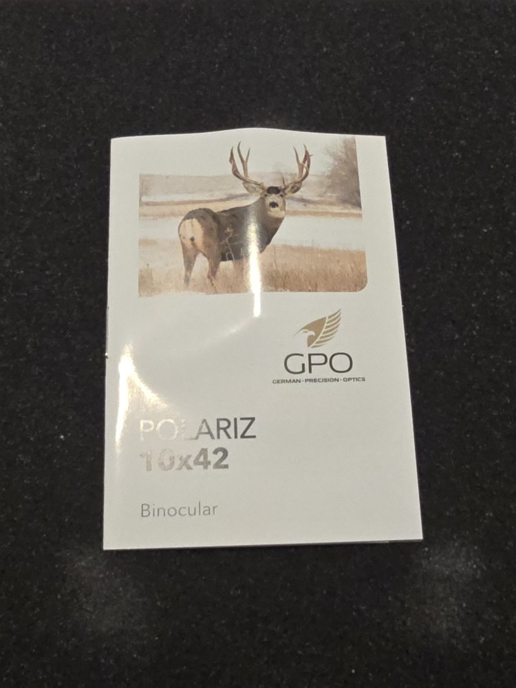 GPO Polariz 10×42 Binocular Bundle B100
