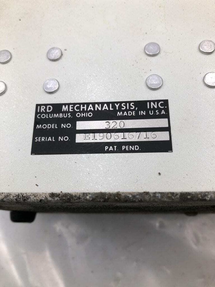 IRD Mechanalysis 320 Vibration Selector