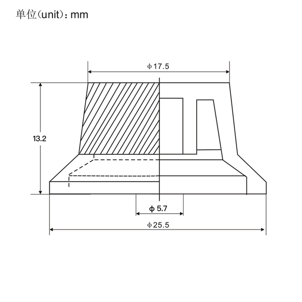 FLEOR Set FD ST Electric Guitar Knobs 2 Tone & 1 Volume Control Knobs White