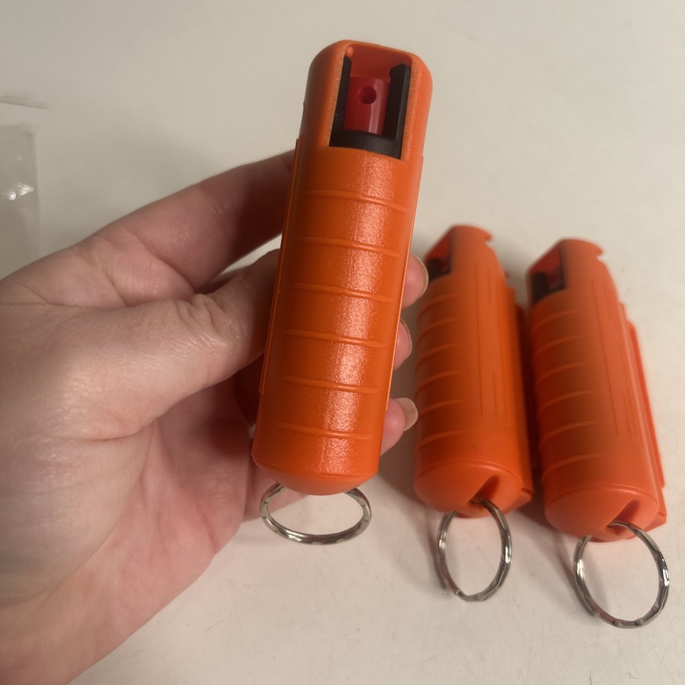 3-Pepper Spray Keychains New